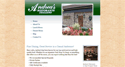 Desktop Screenshot of andreasrestaurantnj.com